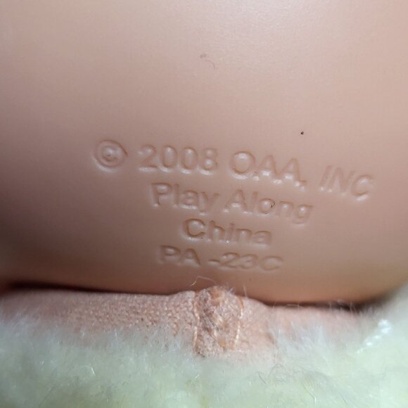 Cabbage Patch Kids Snugglies Baby Doll Yellow Plush Bear Brown Hair Xavier Rober - Picture 10 of 13